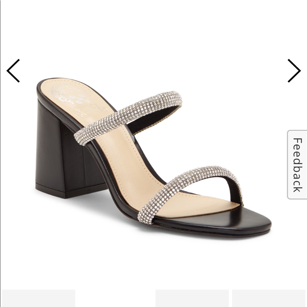 Vince Camuto Magaly crystal embellished slide sandal